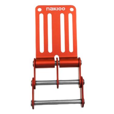 Imagem de Baoblaze Fivela de liberação rápida para cinto de ferramentas, ideal para pochete. Fixação segura e instalação rápida. Bolsa de cintura profissional e, Vermelho