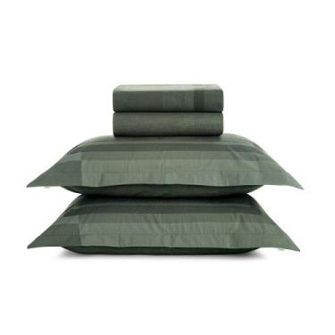 Imagem de Jogo Cama Icaro Karsten Casal 100% Algodão 200 Fios 4 Peças