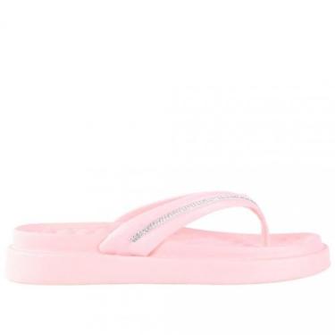 Imagem de Chinelo Feminino Moleca com Aplicações de Brilho 5554101, Salmão, 38