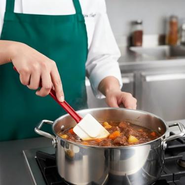 Imagem de Conjunto de espátulas de silicone com 2 peças, 10 peças, orifício para pendurar, raspador de silicone de alta temperatura para frascos, garrafas e recipientes, espátulas antiaderentes resistentes ao