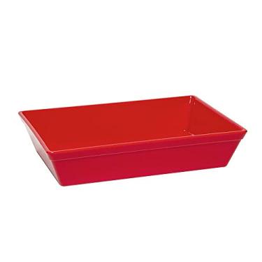 Imagem de Travessa Stillo Retangular 5l Vermelha em Polipropileno Linha Tropical Vem