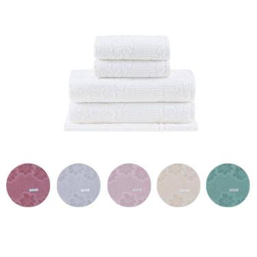 Imagem de Jogo De Banho Gigante Buddemeyer 5 Peças Lollipop 100% Alg