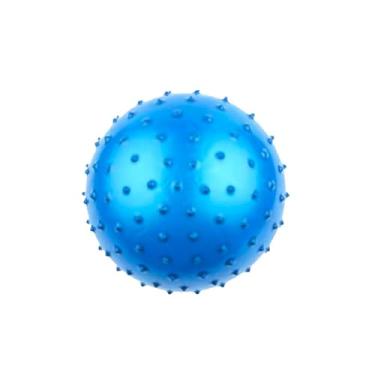 Imagem de Bola de cravo massageadora azul – alívio muscular, fisioterapia, pilates e relaxamento corporal