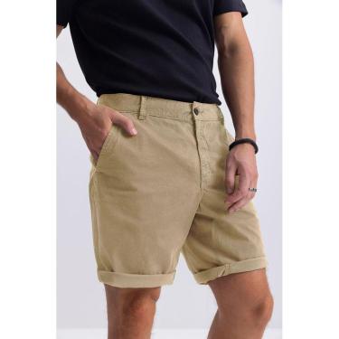 Imagem de Bermuda Masculina Em Sarja Essendi Camel-Masculino