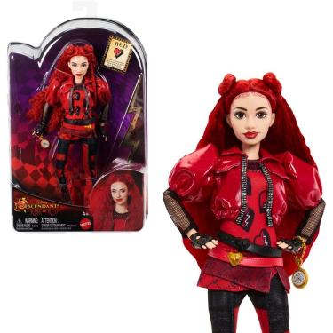 Imagem de Boneca de moda Mattel Disney Descendants Filha Vermelha da Rainha
