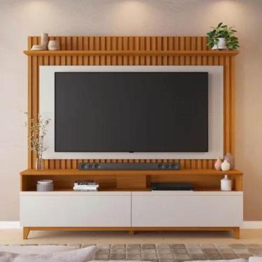 Imagem de Estante Home Nt 1340 Painel Sala 2 Portas Para Tv 70 Polegadas - NOTVE