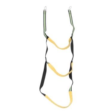 Imagem de Alomejor Escada de Corda de Barco, Escada Dobrável de Nadar Em 3 Etapas Com Degraus de Borracha Não Deslizante, Aço Inoxidável de Nylon Com Capacidade para 400 Lb para Barcos Infláveis
