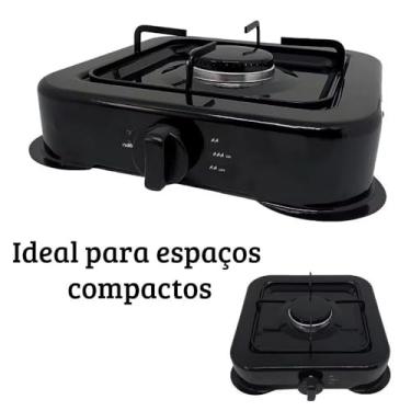 Imagem de Fogão Preto com 1 Bocas
