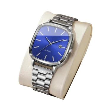 Imagem de Relógio De Pulso Masculino De Moda Quadrado Analógico Relógio De Negóc