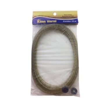 Imagem de Varal Fio De Aço Plastificado 10 Metros King -  2 Presilhas
