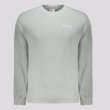 Imagem de Moletom Fila Over 1911 Union Verde Claro-Masculino