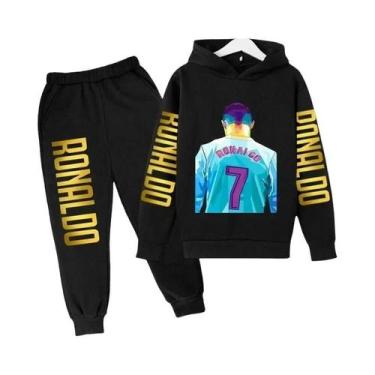 Imagem de Conjunto De Agasalho Infantil Com Estampa Do Ronaldo, Moletom E Calças
