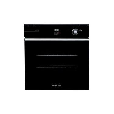 Imagem de Forno de Embutir a Gás Brastemp 78 Litros Preto com Grill e Timer Touch - BOA84AE 220