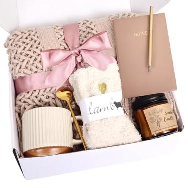 Imagem de Presente de aniversário para mulheres, amizade, presentes para mulheres, aniversário, autocuidado, cesta de presentes para melhor amiga, irmã, mãe, meninas adolescentes, esposa, namorada, colega de