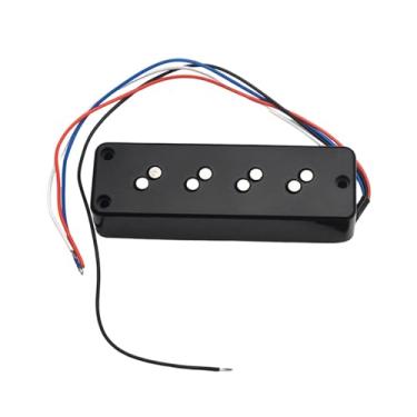Imagem de Kokiya Baixo de 4 cordas com captador de bobina dupla, peça para instrumento musical, parte para guitarra elétrica silenciosa para estúdio, Ponte