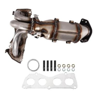 Imagem de KAX Conversor catalítico adequado para ES300h 2013-2016, frente 16688 aço inoxidável de alto desempenho 1 peça (compatível com EPA)