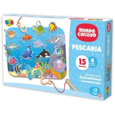 Imagem de Jogo Diverso Pescaria 19 Peças - GGB Brinquedos