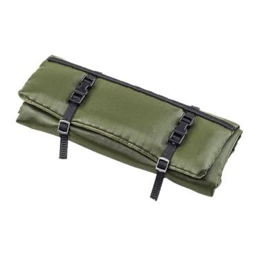 Imagem de JunZheHub Acessórios de Decoração Interior Realistas para Carros RC, Como Sacos de Dormir, Na Escala 1/10, Verde 19.8x9.2x1cm