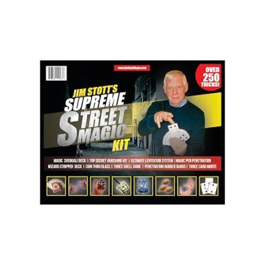 Imagem de Jim Stott’s Supreme Street Magic Kit – 50+ Amazing Tricks for Kids, Teens & Adults | Levitation, Mind Reading, Card Magic, Coin Tricks & More | Easy-to-Learn Magic Set for Beginners