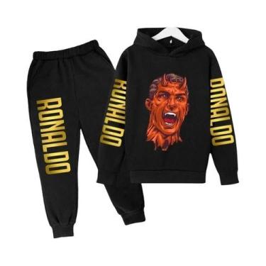 Imagem de Conjunto De Agasalho Infantil Com Estampa Do Ronaldo, Moletom E Calças