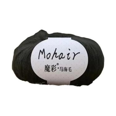 Imagem de Fio De Mohair Macio 25g 160m Para Tricô Manual E Crochê, Lã Para DIY, 