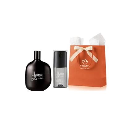 Imagem de Presente Humor a Rigor: Colônia 75ml, Deo corporal E Sacola
