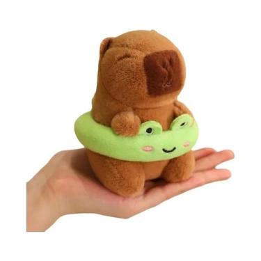 Imagem de Brinquedo De Pelúcia Capivara De 12cm Simulação De Animal De Estimação