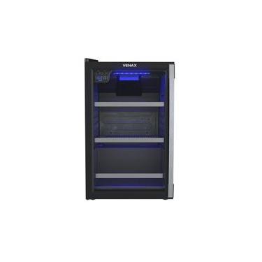 Imagem de Cervejeira Venax Blue Light 102 Litros Porta Invertida Preto - 220V
