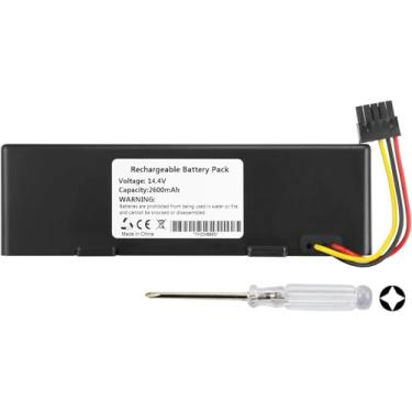 Imagem de 2600mAh Batería para portátil Compatível com Xiaomi Mi Robot STYTJ02YM Xiaomi Mijia STYJ02YM Robot Vacuum Cleaner with Tool MH1-4S1P-SC 14.4V