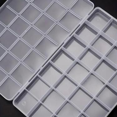 Imagem de Caixa Organizadora Plástica Transparente Multifuncional Com Divisórias