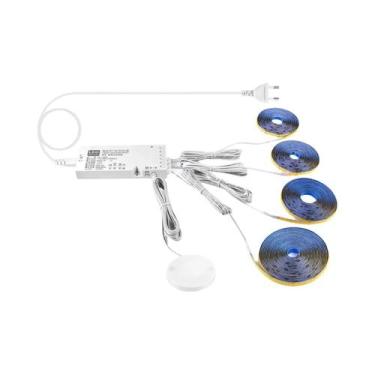 Imagem de Fita De Luz LED COB Regulável Para Armário Com Toque Inteligente 1-6 P