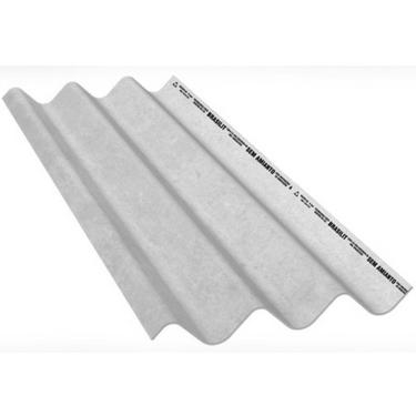 Imagem de Telha Maxiplac 6mm 3.30x1.06 Metros Crfs - 235063305 - Brasilit Telha Maxionda 6mm 3,30x1,06m Crfs