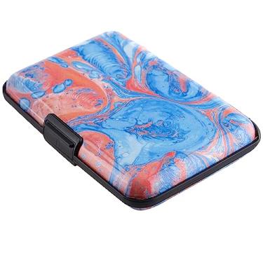 Imagem de BOHONG Porta-cartão de crédito com bloqueio de RFID para homens e mulheres – Carteira de viagem elegante – Melhor proteção para débito bancário, identidade, caixa eletrônico, cartões contra criminosos