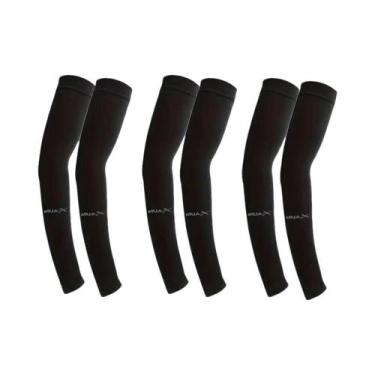 Imagem de Mangas Protetoras Respiráveis Com Proteção UV (3 Pares) Para Esportes,