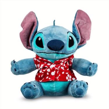 Imagem de Pelúcia Stitch Hawaii Com Luz E Som 30cm Multilaser - Multilaser 