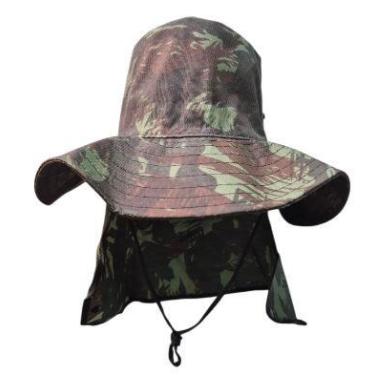 Imagem de Chapéu Pescador Árabe Com Protetor de Nuca Várias Cores - Segurança To