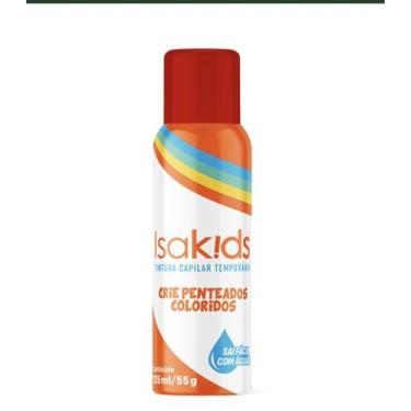 Imagem de Tintura Colorida Spray para Cabelo Isakids Vermelho 125ml