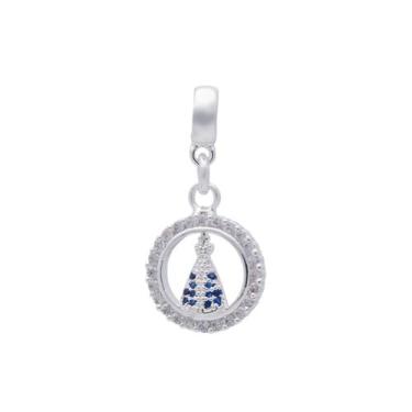 Imagem de Berloque Nossa Senhora Aparecida Pedras Padroeira - Papillon Semi Jóia