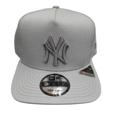 Imagem de Boné New Era 9Fifty - Cinza Claro-Unissex