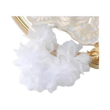 Imagem de Apliques De Renda Organza 3D Em Formato De Flor, 10 Peças, Para Vestid