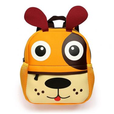 Imagem de Mochila infantil Hipiwe cachorrinho em neoprene marrom