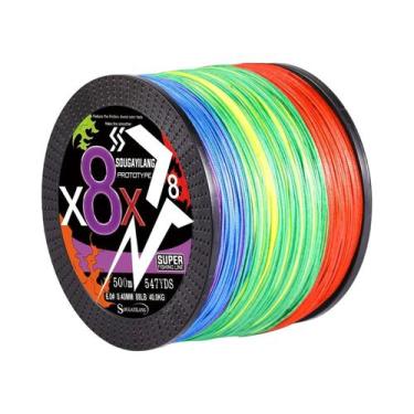 Imagem de Linha De Pesca Trançada Sougayilang 66LB X4 X8 Multifilamento PE Para 