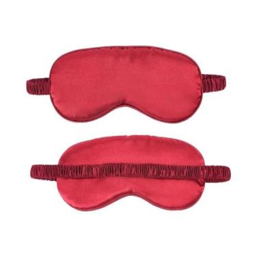 Imagem de Máscara De Dormir 3D De Seda Natural Dupla Face Portátil Para Viagem, 