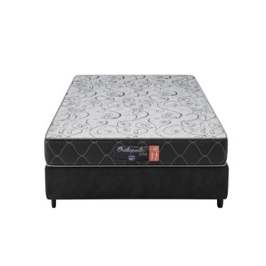 Imagem de Conjunto Kit Cama Box Sintetico Solteiro com Colchão Orthopedic Comfort Prime 88x188