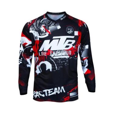 Imagem de Camisa De Ciclismo MTB Downhill Motocross Masculina 2024, Roupa Para M