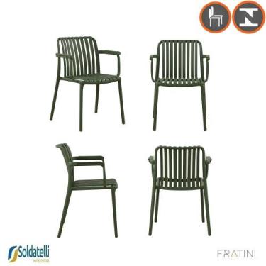 Imagem de Kit 4 Cadeiras Design Tulum PP Várias Cores - Fratini, Verde