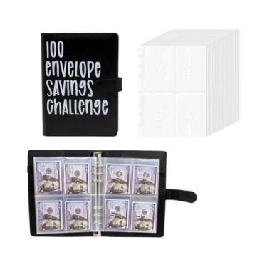 Imagem de Diário De Desafios Para Casais Em Couro PU, Livro De Poupança Com Folh