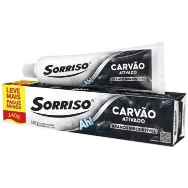 Imagem de Creme Dental Clareador Sorriso Carvão Ativado 140g, 1, 140g