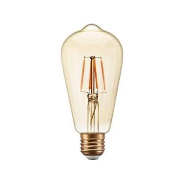 Imagem de Lampada Filamento De Led Elgin St64 - 4W. 2200K E-27 Bivolt