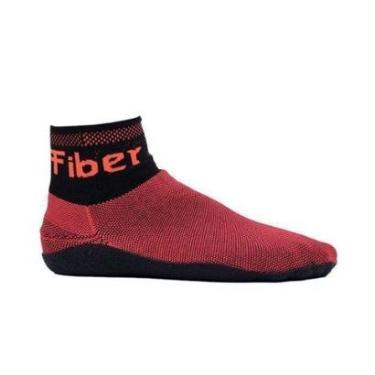 Imagem de Sapatilha Fiber Multisports Coral e Preto-Unissex